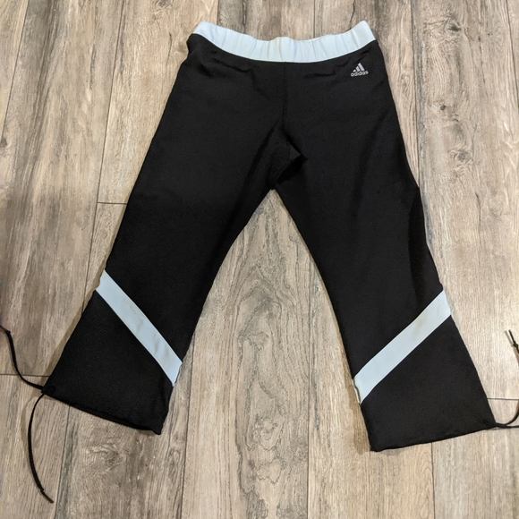 Adidas baby blue and black with leg ties - Picture 4 of 7